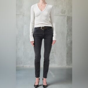 Citizens Of Humanity Rocket High Rise Skinny Jeans charcoal, black Size 24